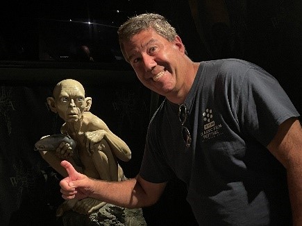 Making new friends with Gollum at the Weta Cave